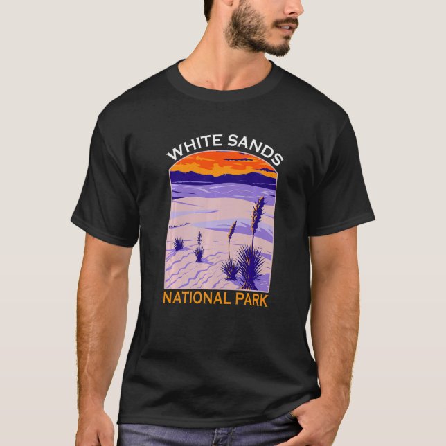 Camiseta White Sands National Park New Mexico Hiking Souven (Anverso)