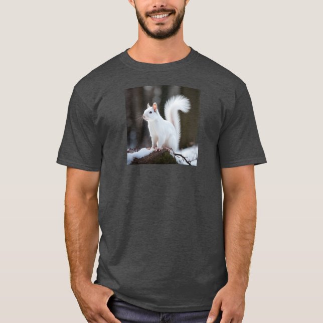 Camiseta White Squirrel 01 vintage funny (Anverso)