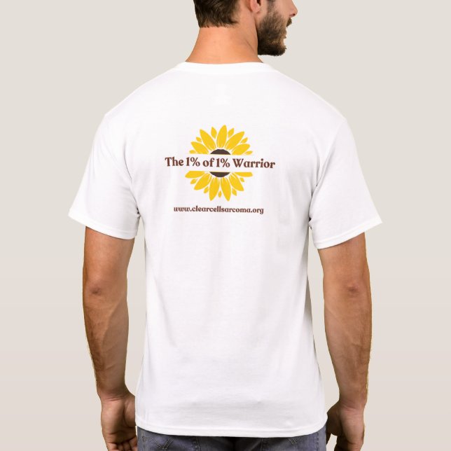 Camiseta White - The 1% of 1% Warrior (Reverso)