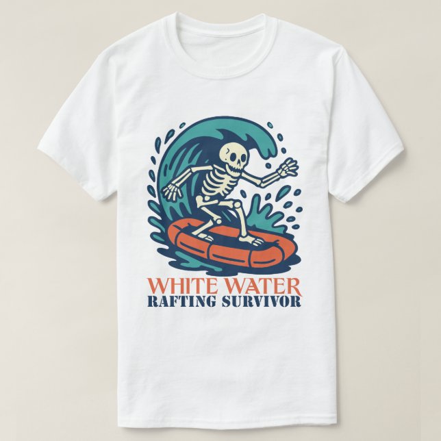 Camiseta White Water Rafting Survivor (Diseño del anverso)