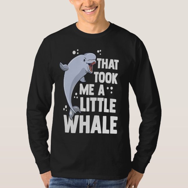 Camiseta White Whale Marine Mammal & Whale Watching (Anverso)