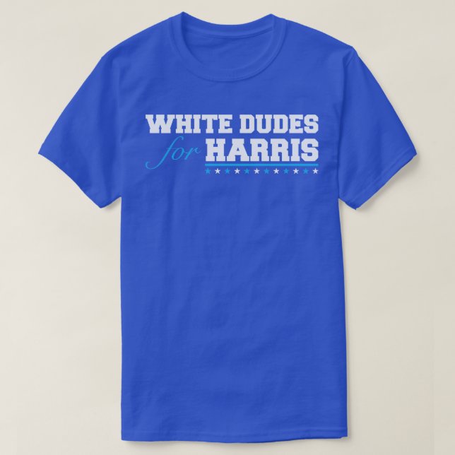 Camiseta whitedudesforharris 10 (Diseño del anverso)