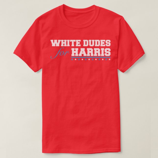Camiseta whitedudesforharris Baseball TShirt (Diseño del anverso)