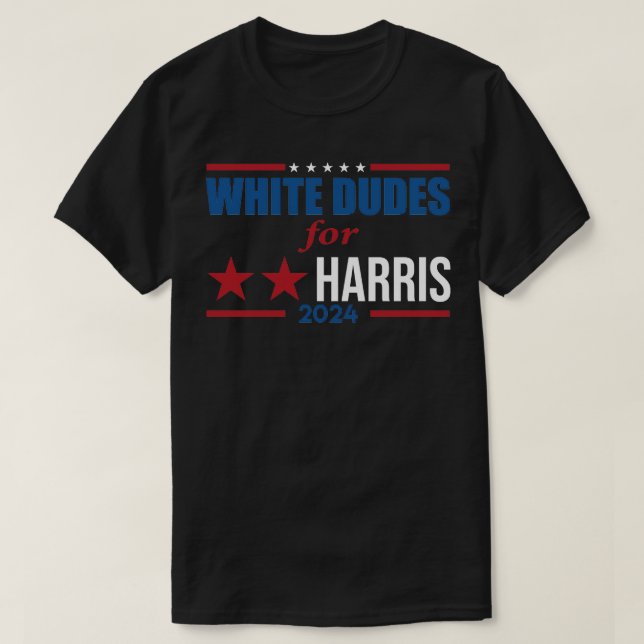 Camiseta WhiteDudesForKamala 1 (Diseño del anverso)
