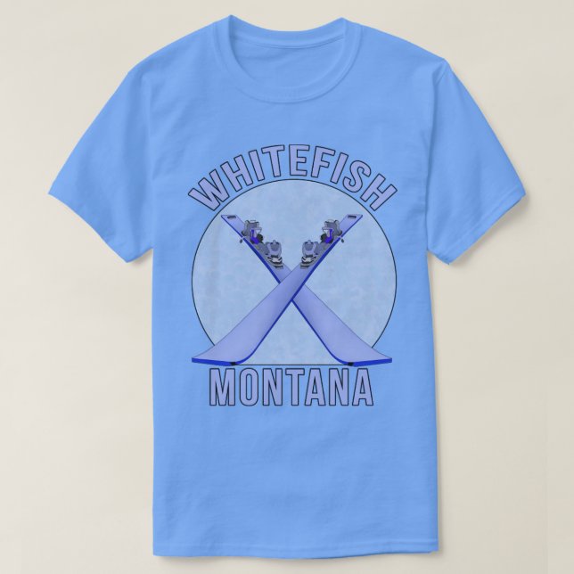 Camiseta Whitefish Montana (Diseño del anverso)