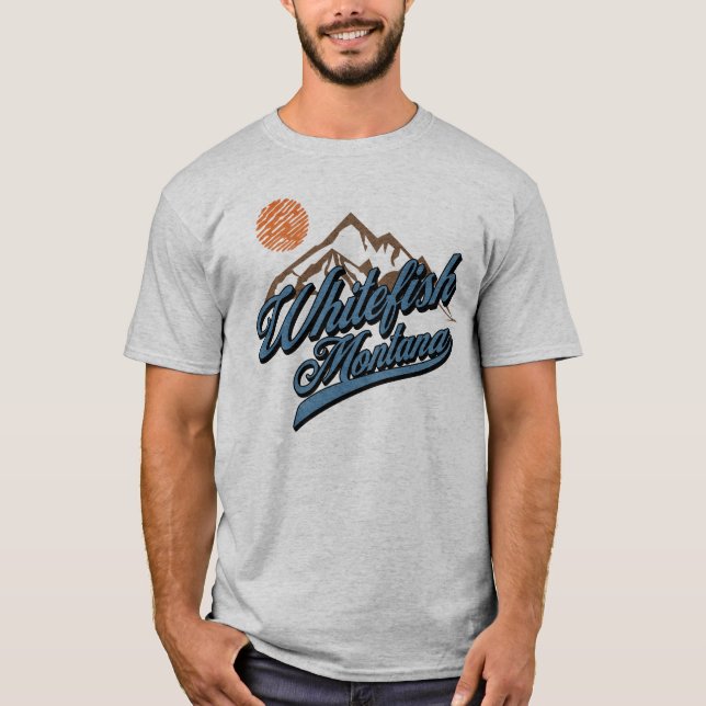 Camiseta Whitefish Montana MT (Anverso)