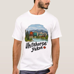 Camiseta Whitehorse Yukon Encantador Horizonte