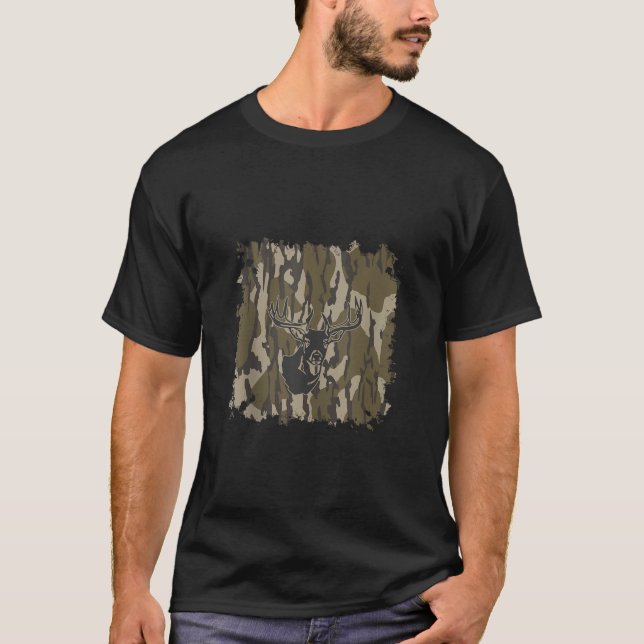 Camiseta Whitetail Deer Bottomland Camo Hundiendo Camo Tank (Anverso)