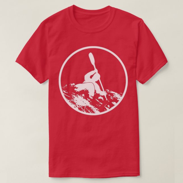 Camiseta Whitewater Kayak (Diseño del anverso)