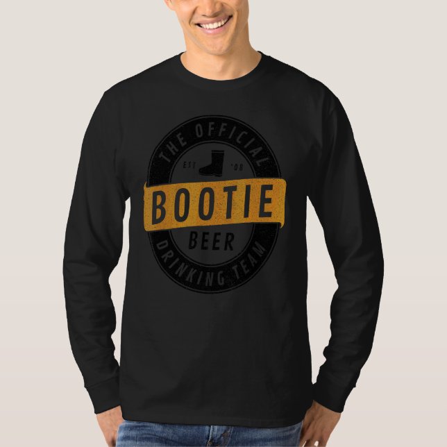 Camiseta Whitewater Kayak Bootie Beer Beer Team Design (Anverso)