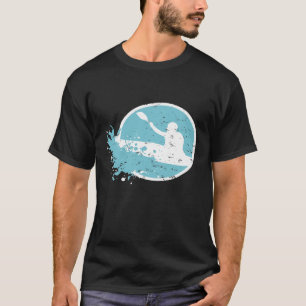 Camiseta Whitewater Kayak remando en el gran río T-Shir