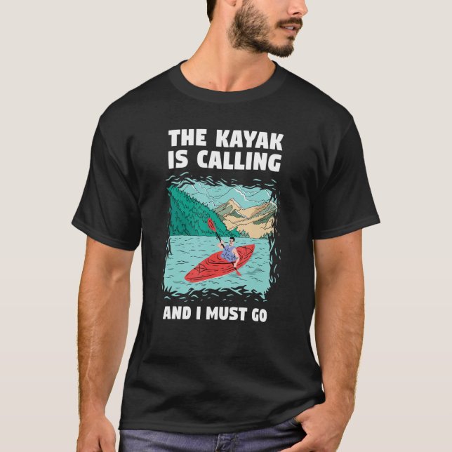 Camiseta Whitewater Kayaking Is The Best Therapy (Anverso)