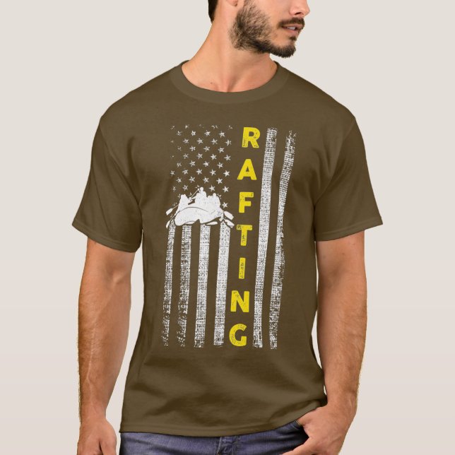 Camiseta Whitewater Rafting  United States Rafter Premium (Anverso)