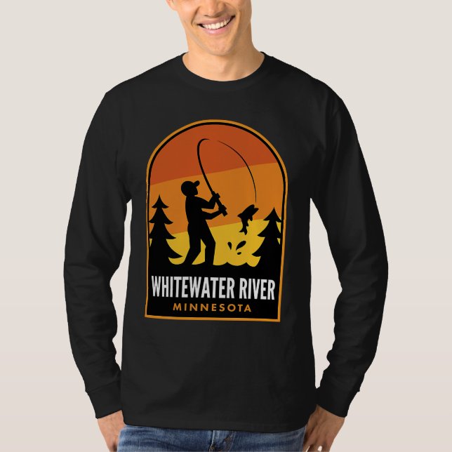 Camiseta Whitewater River Minnesota Fishing (Anverso)