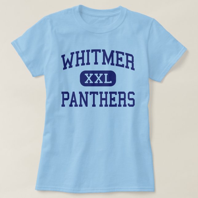Camiseta Whitmer - panteras - High School secundaria - (Diseño del anverso)