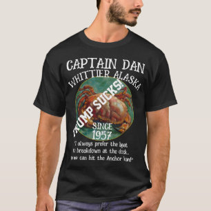 Camiseta Whittier Alaska Capitán Dan El Ancla