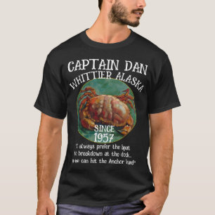 Camiseta Whittier Alaska Capitán Dan El Ancla