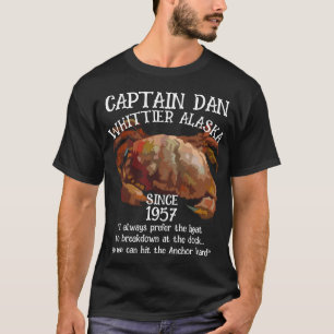 Camiseta Whittier Alaska Capitán Dan El Ancla