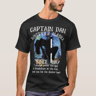 Camiseta Whittier Alaska Capitán Dan El Ancla