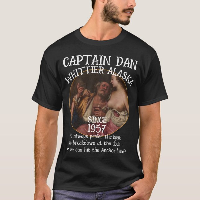 Camiseta Whittier Alaska Capitán Dan El Ancla (Anverso)