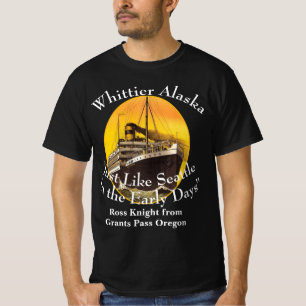Camiseta Whittier Alaska igual que Seattle en los primeros