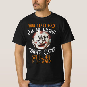 Camiseta WHITTIER ALASKA Payaso Cadáver EN LA LENGUA 2051