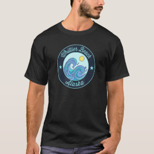 Camiseta Whittier Beach Ak Alaska Surfista Náutico