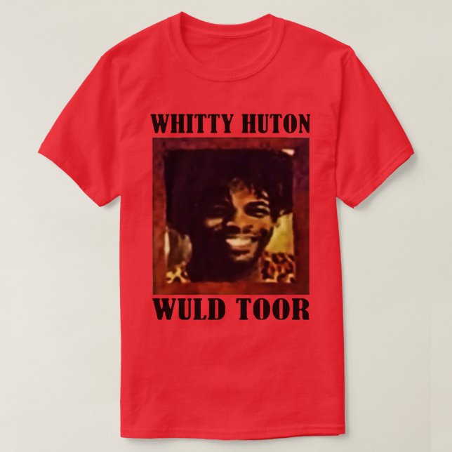Camiseta Whitty Huton podría ser toor taapestry (Diseño del anverso)