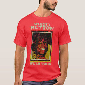 Camiseta Whitty Hutton Wuld Toor 80S VINTAGE RETRO ESTILO