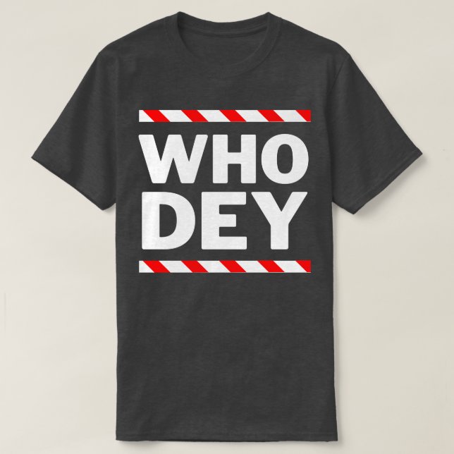 Camiseta Who Dey Hip Hop 1 (Diseño del anverso)