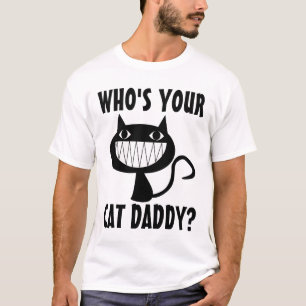 Camiseta ¿WHO es SU CAT PAPÁ? Camisetas, divertidas