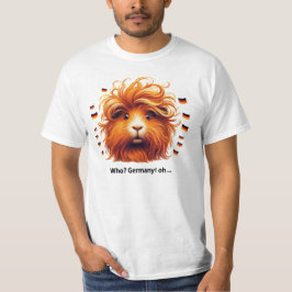 Camiseta "Who?Germany! Oh..." Lustiges Meme-Meerschweinchen