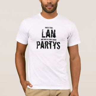Camiseta Who is this Lan, and why he gives many partys