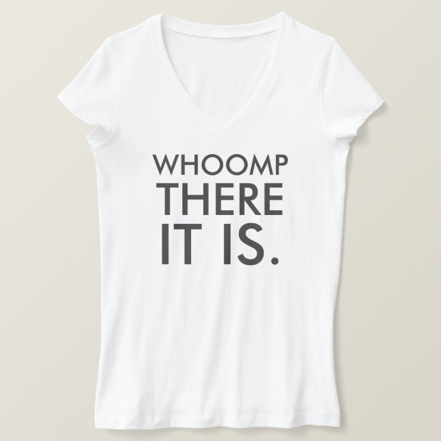 Camiseta Whoomp (Anverso del diseño)