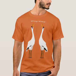 Camiseta Whoop Whoop Whooping Crane Birding Humor TShirt