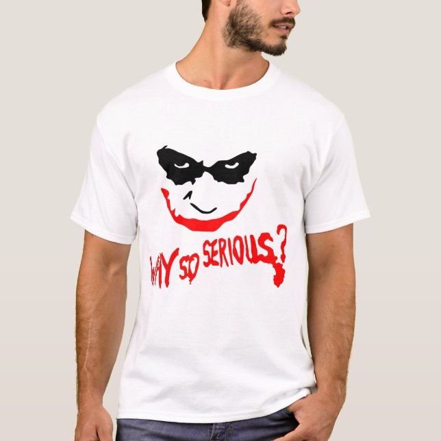 CAMISETA WHY SO SERIOUS? CREEPY (Anverso)
