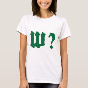 Camiseta why where when who