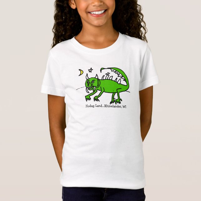 Camiseta WI de Rhinelander de la tierra de Hodag… (Anverso)