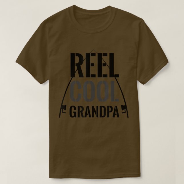 Camiseta Wi-Fi del abuelo de pesca de Guay Reel Mens (Diseño del anverso)