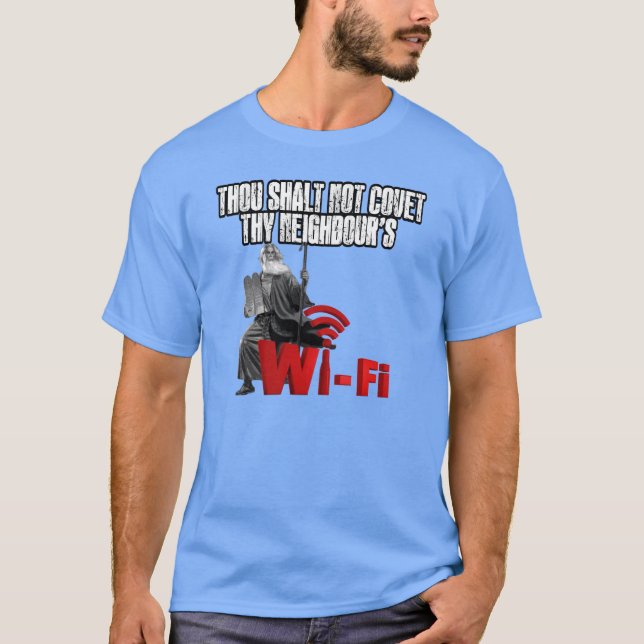 Camiseta Wi-Fi hilarante (Anverso)
