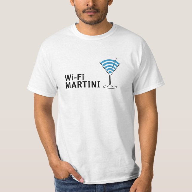 Camiseta wi-fi martini (Anverso)