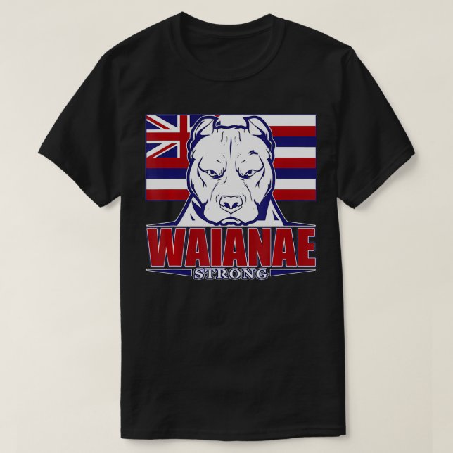 Camiseta WIANAE Strong Hawaii Bandera hawaiana, Hawaii 9679 (Diseño del anverso)