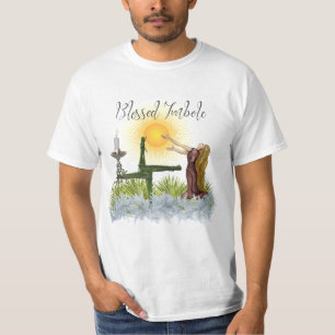 Camiseta Wicca celta de luz solar cruzada de Brigid