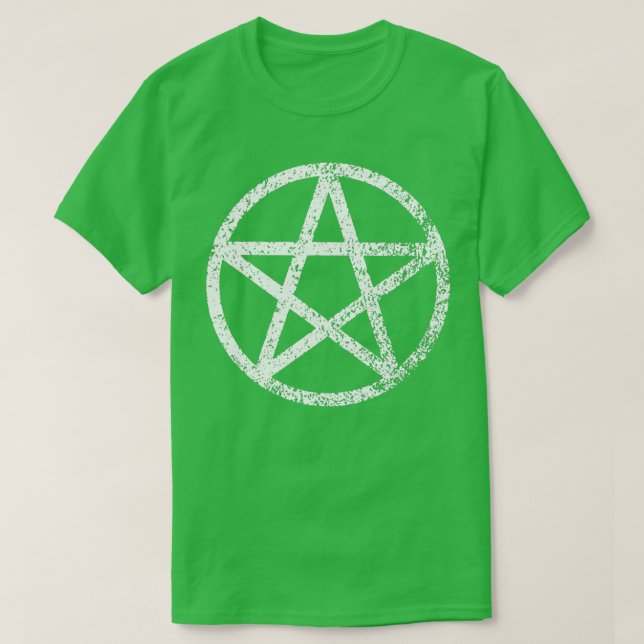 Camiseta Wicca Pentagram (Diseño del anverso)