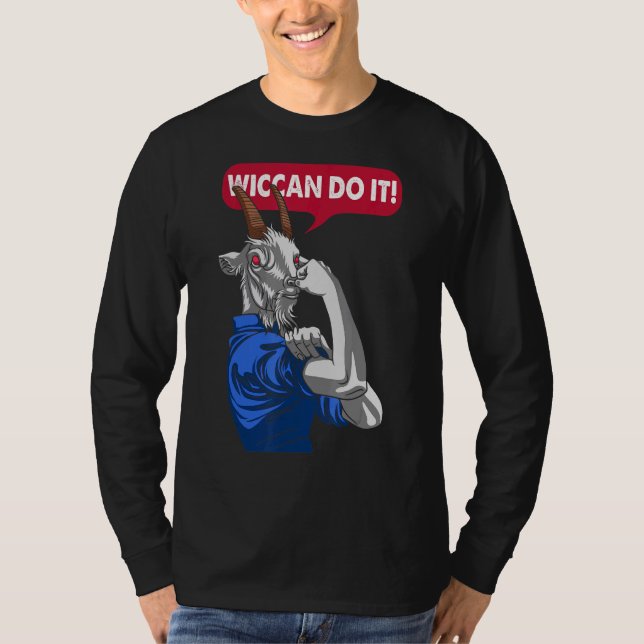 Camiseta Wiccan Do It Baphomet Goat Satanic Occult Gothic (Anverso)