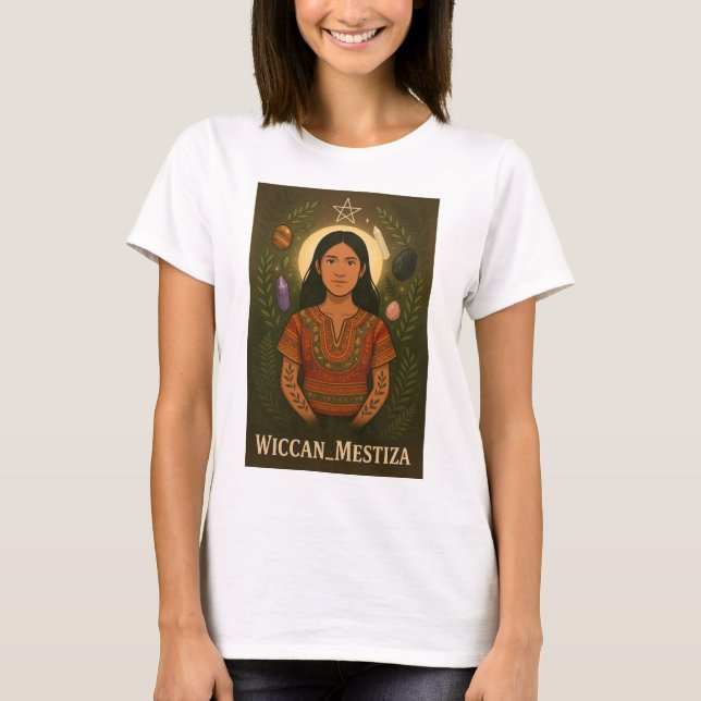 Camiseta Wiccan & Indigenous Ancestral Spirituality (Anverso)
