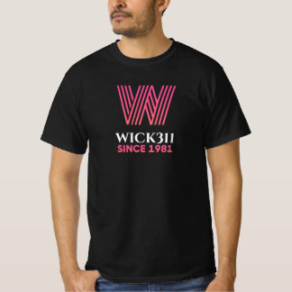 Camiseta Wick311, retro en rosa