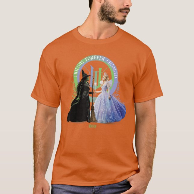Camiseta Wicked For Good Glinda and Elphaba Friends Forever (Anverso)