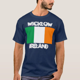 Camiseta Wicklow, Irlanda con bandera irlandesa
