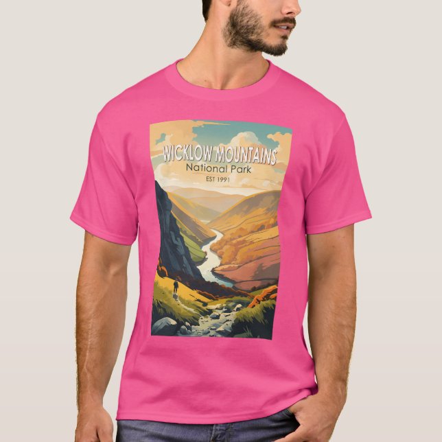 Camiseta Wicklow Mountains Parque nacional Irlanda Arte de  (Anverso)
